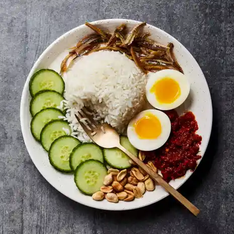 ข้าวมันไก่แบบสุขภาพดี